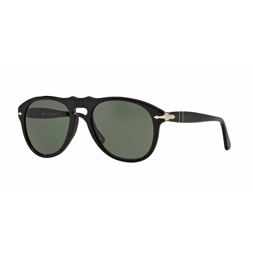Persol Black Original 649 Sunglasses 56/20/145- Like New w/ Case and Box